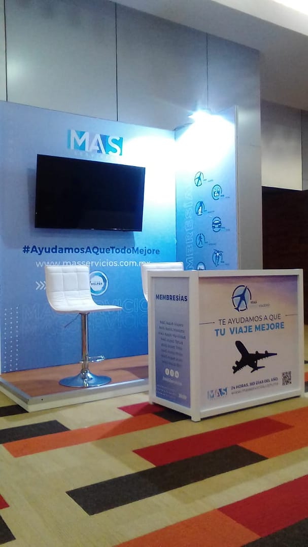 Diseño de Stand 2×1 para Más Servicios 2021