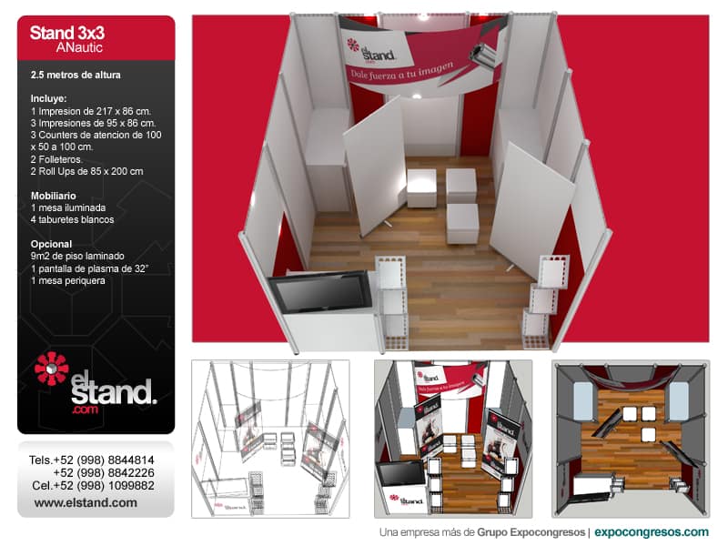 Stand 3×3 ANautic